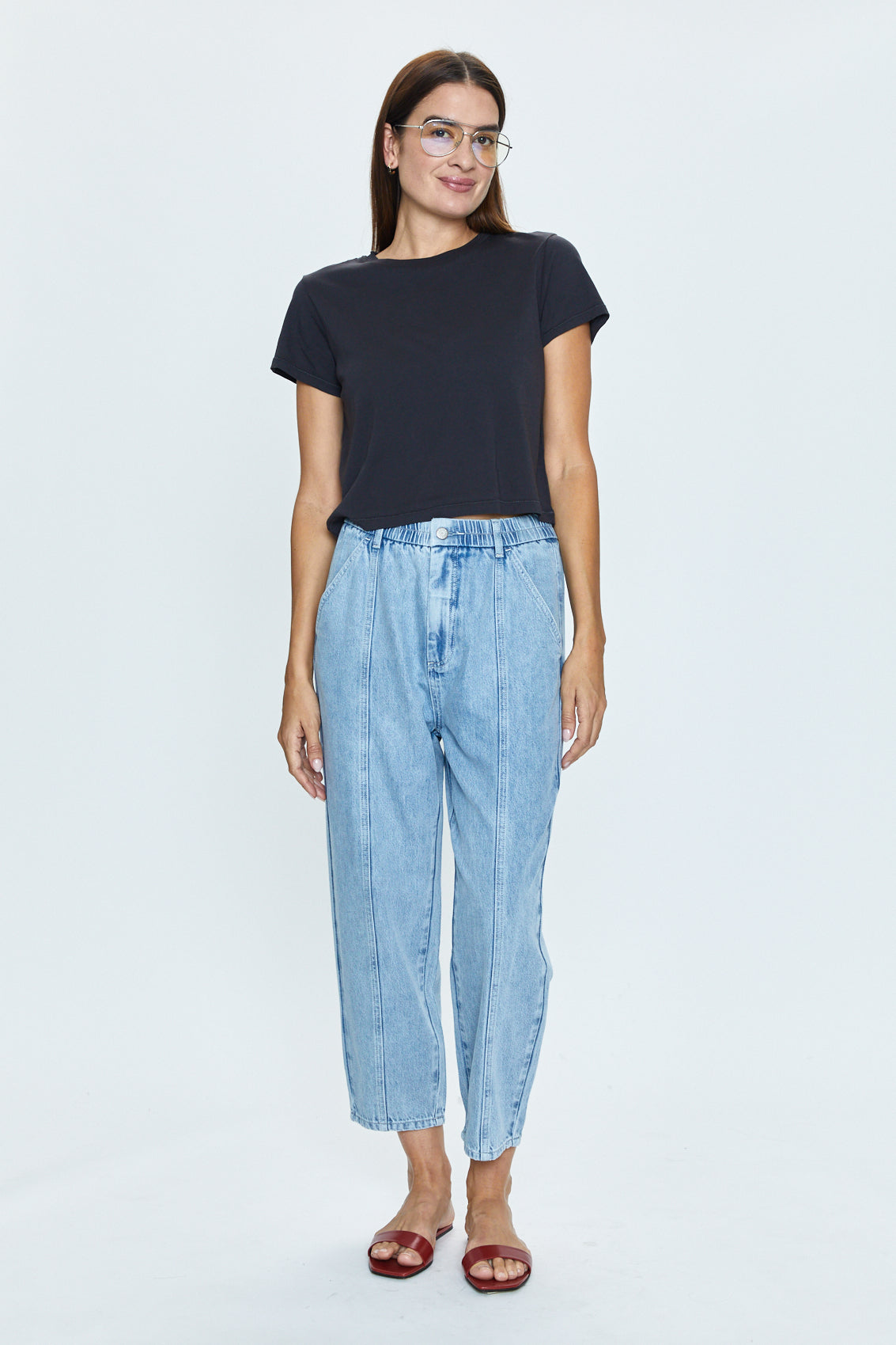 Court Mid Rise Relaxed - Jardin