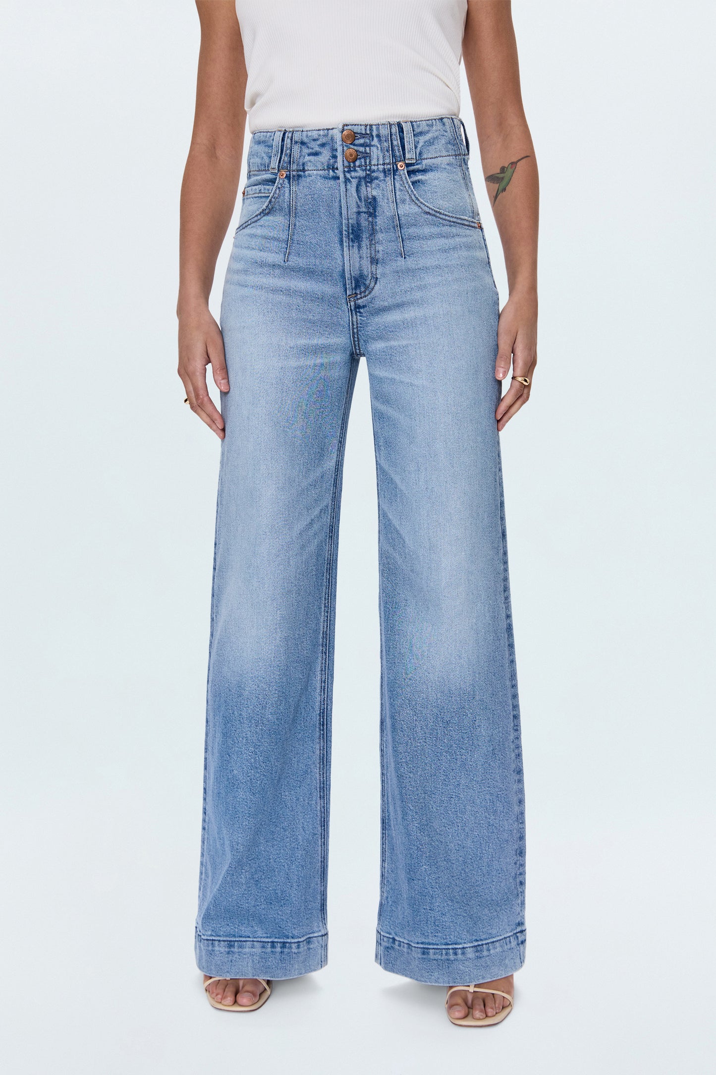 Lana High Rise Ultra Wide Leg Jean - Terrace