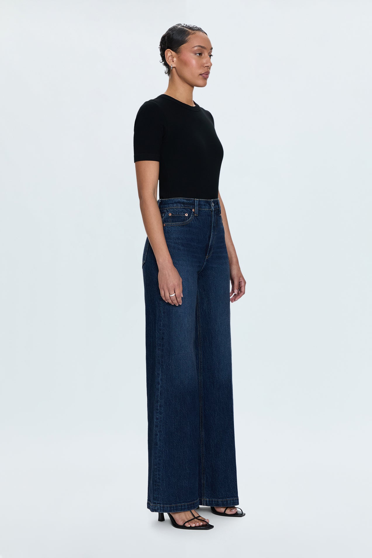 Lana High Rise Ultra Wide Jean - Elevation