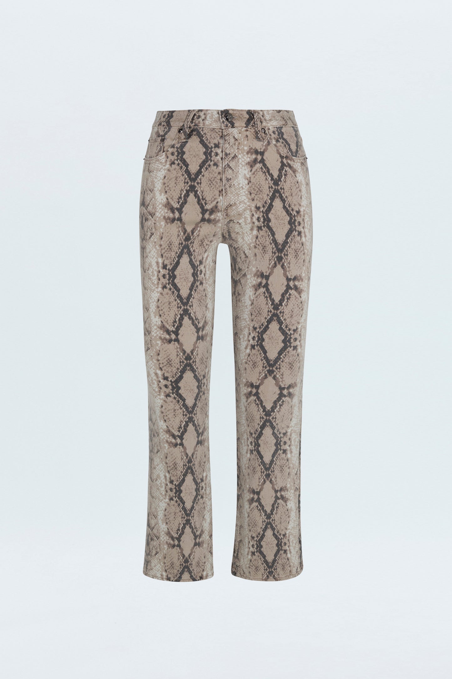Lennon High Rise Boot Jean - Python