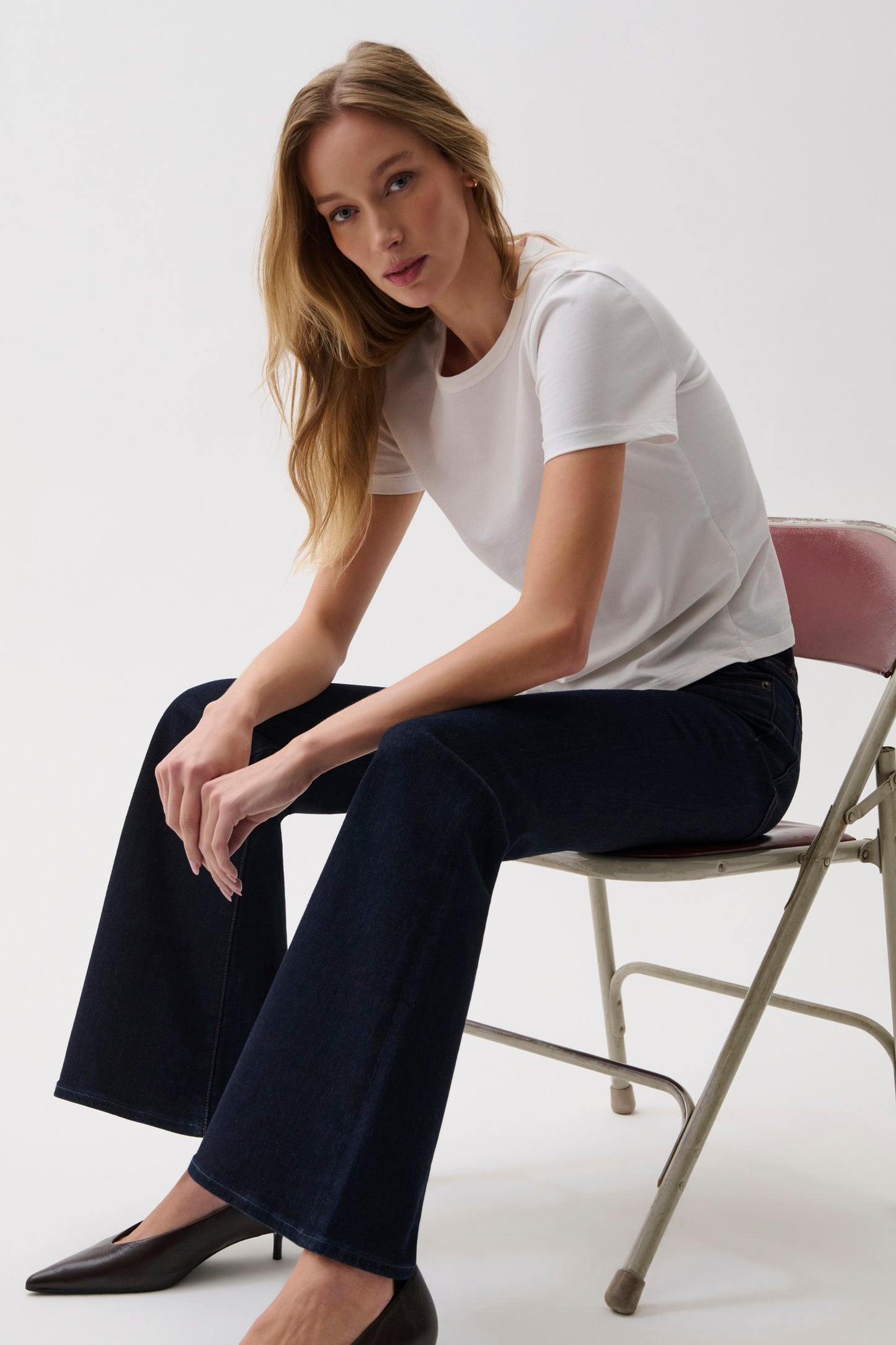 Kinsley Mid Rise Ultra Flare - Night Flight