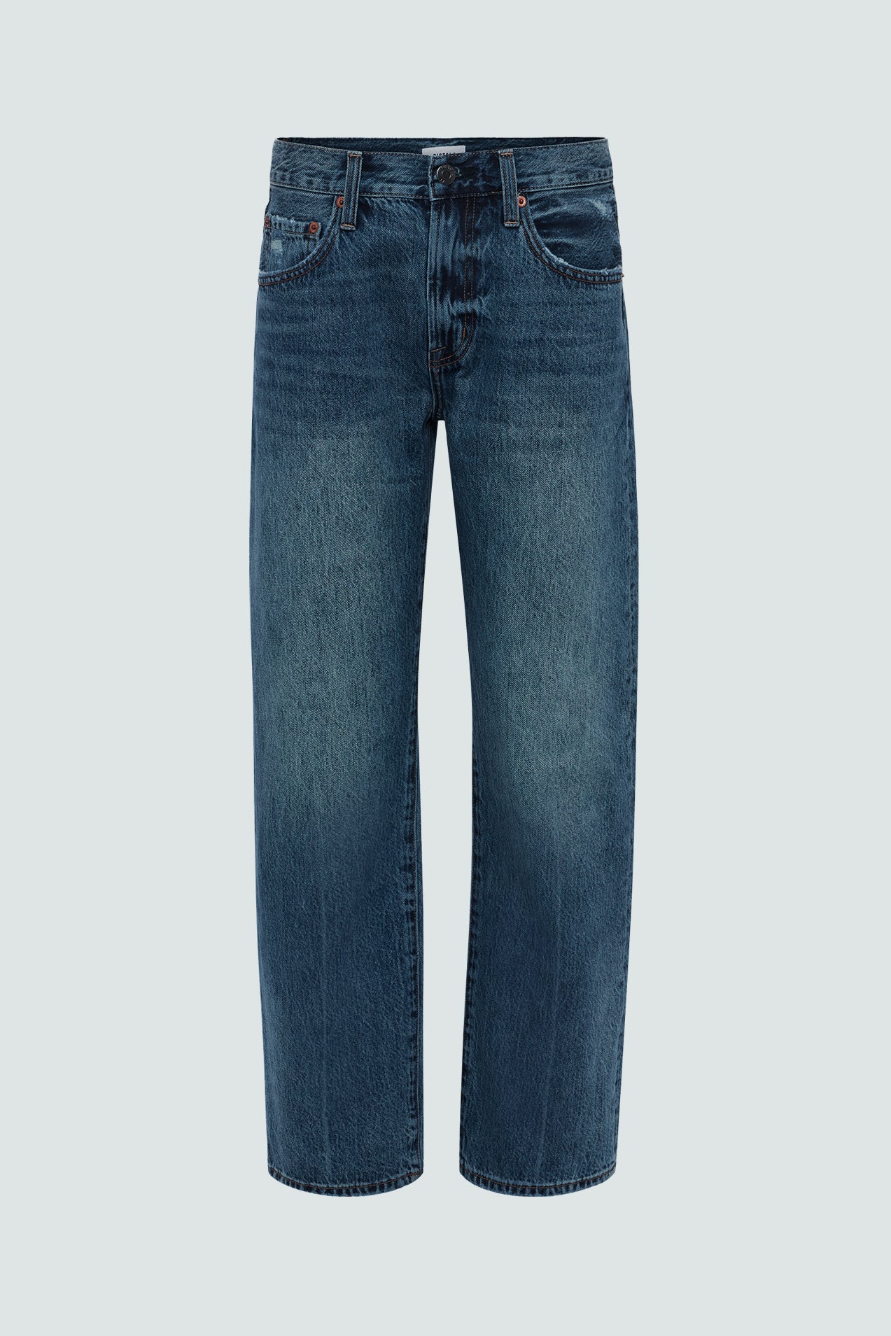 Lexi Mid Rise Bowed Straight Jean - Artisan