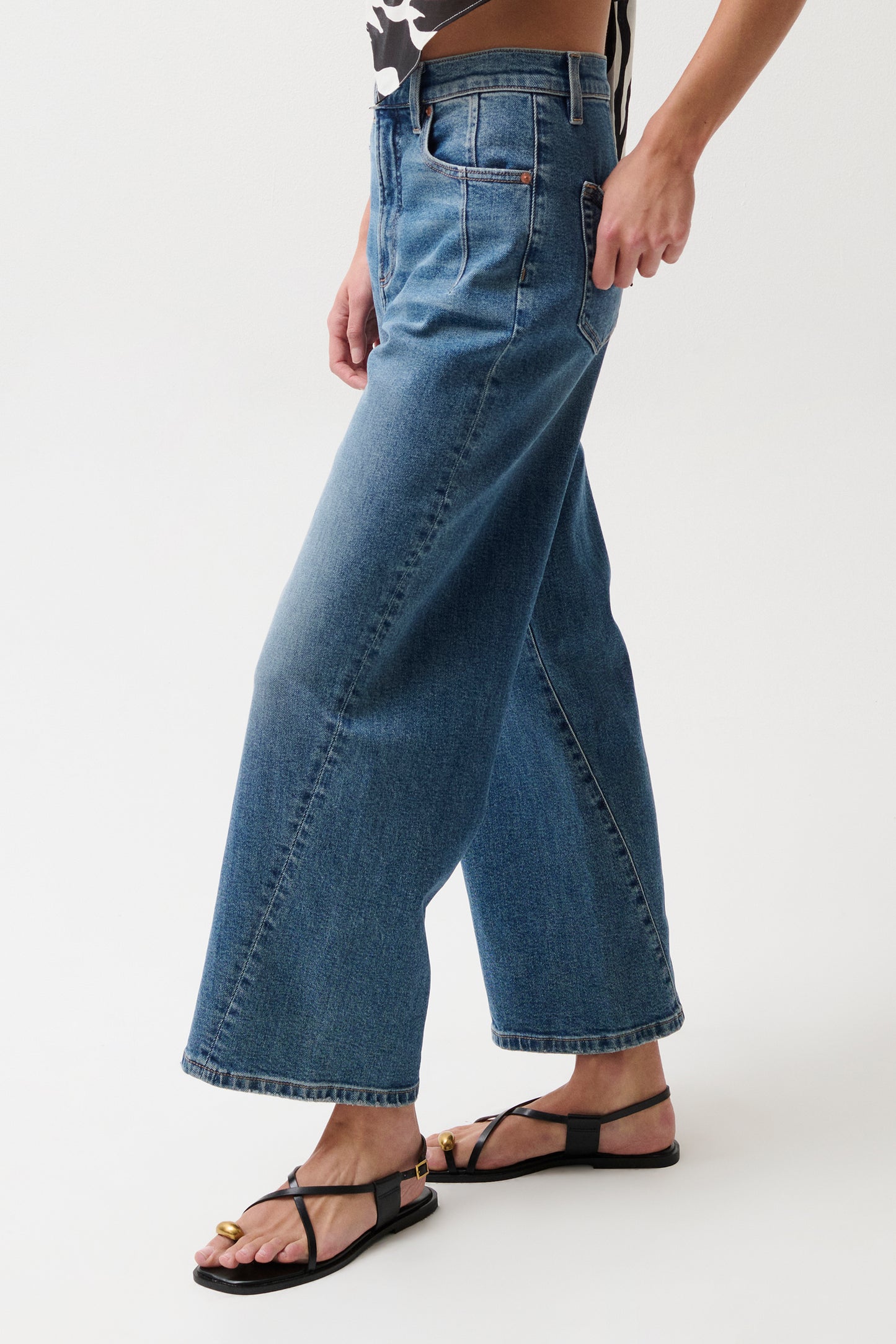 Pistola PETITE Kyra High Rise Bowed Ankle - Soho high rise jeans