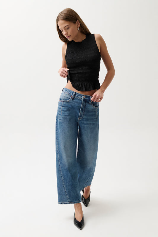 Pistola PETITE Kyra High Rise Bowed Ankle - Soho high rise jeans