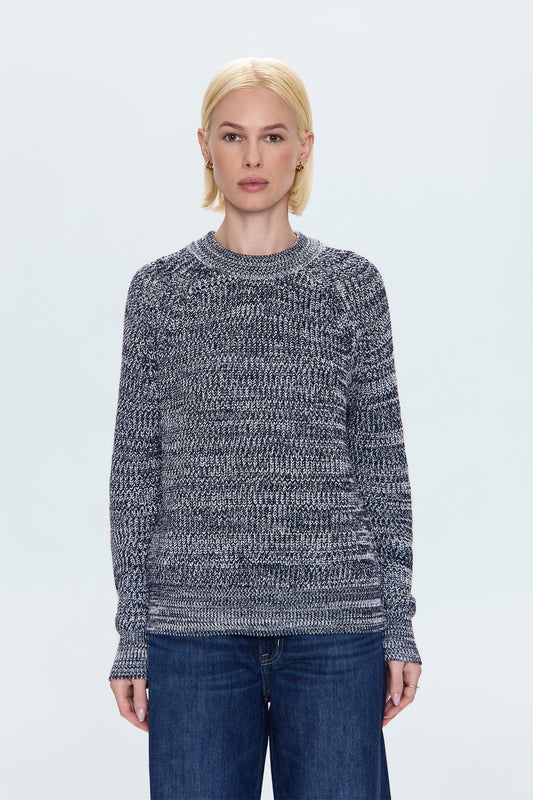 Edie Sweater - Navy Marl