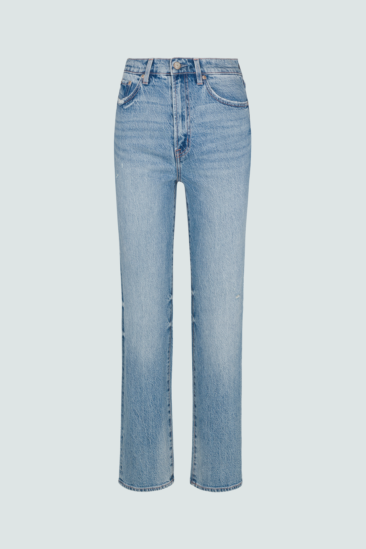 Cassie Super High Rise Straight Jean - Hilltop Vintage