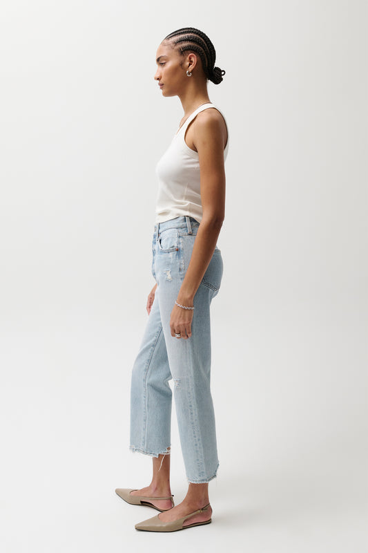 Pistola Cassie Super High Rise Straight Jean - Radiant Vintage high rise straight jeans