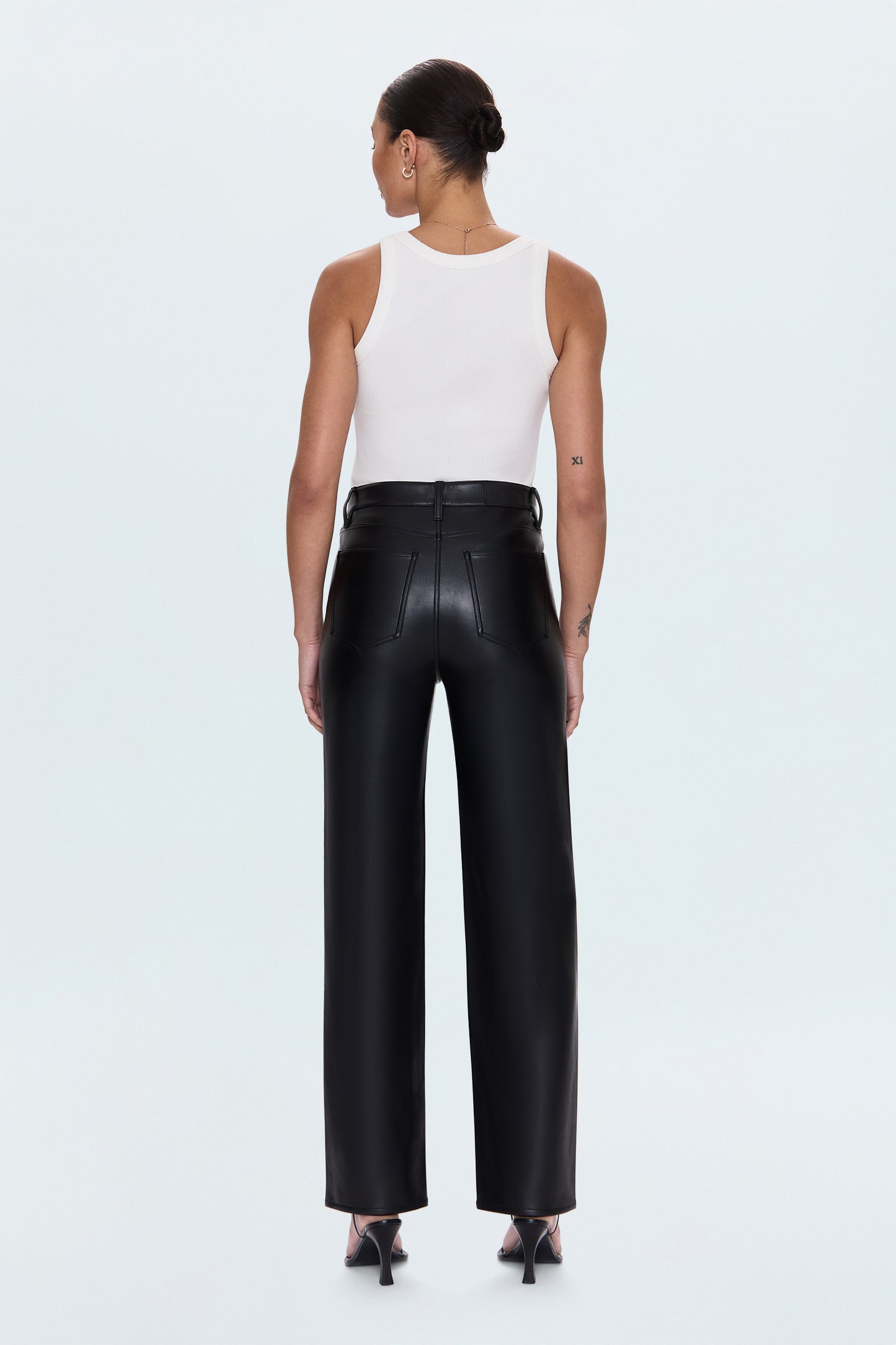 Cassie Super High Rise Straight Pant - Onyx