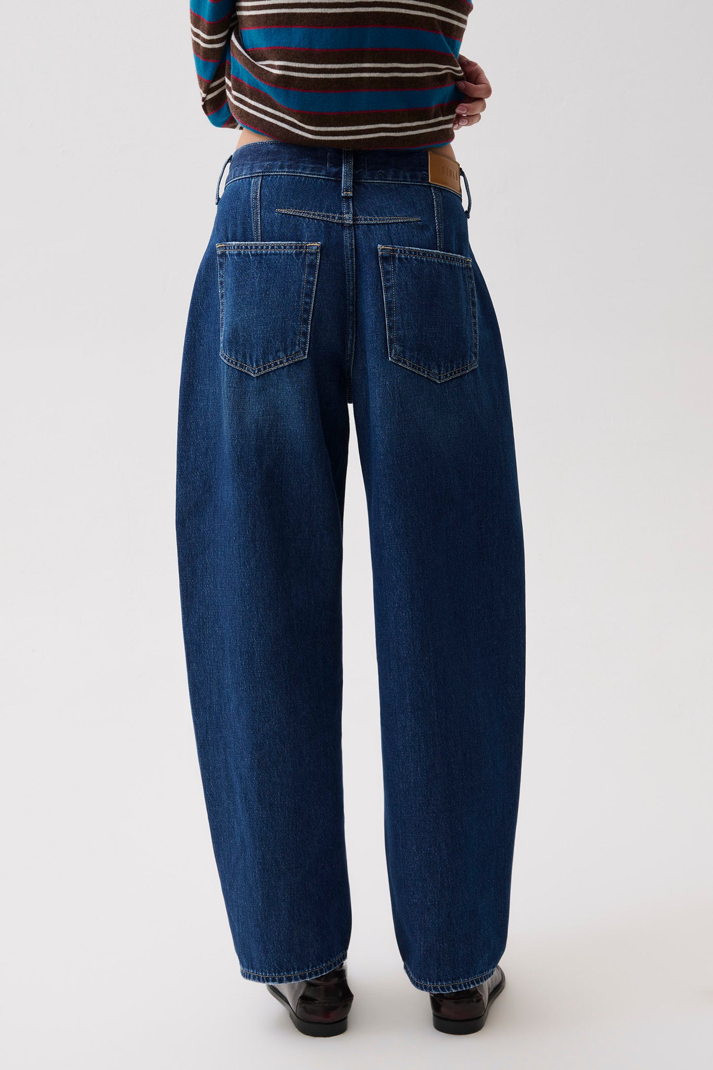 Sacha High Rise Relaxed Barrel - Nile