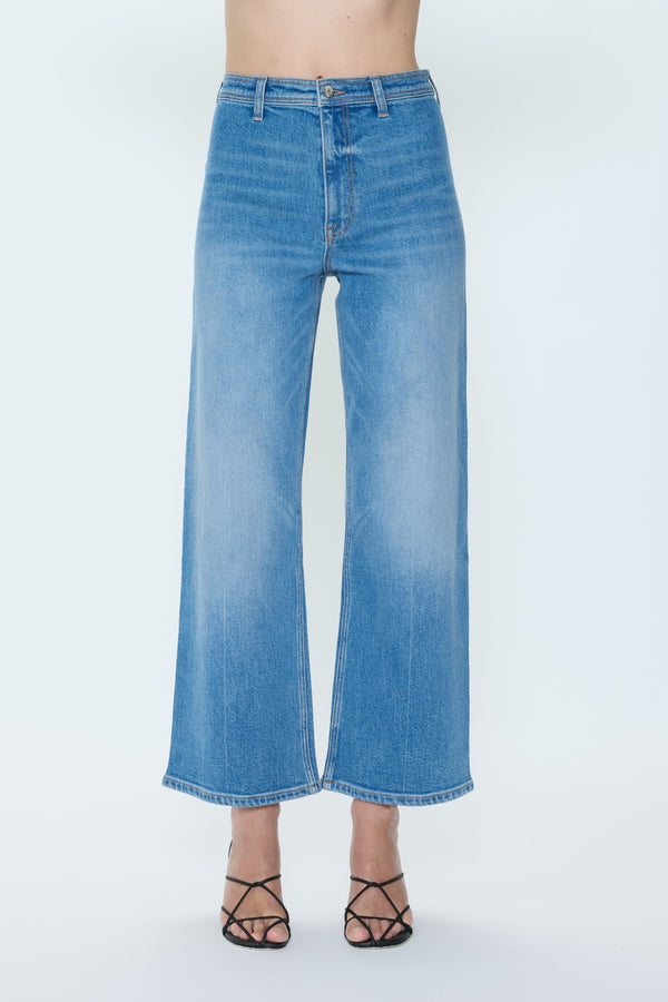 Penny Crop High Rise Wide Leg Jean - Solina