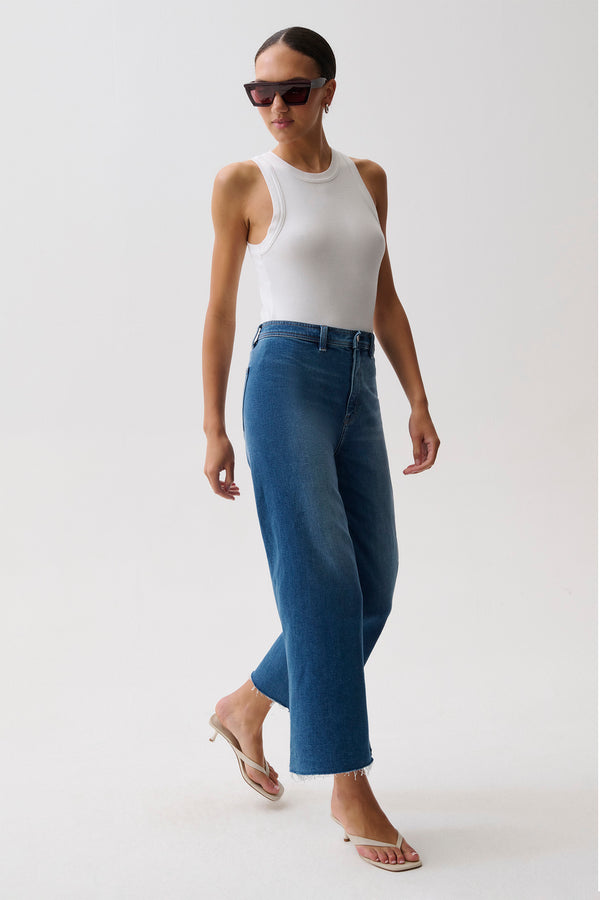 Penny High Rise Wide Leg - Rooftop