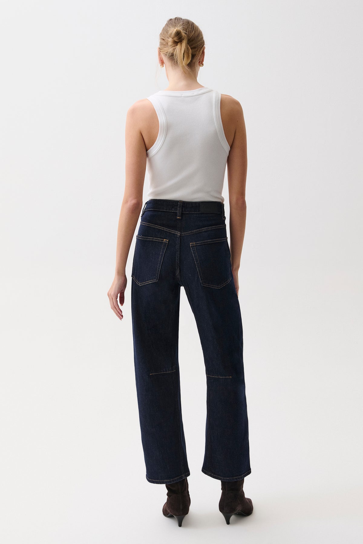 Beau Seamed Crescent Jean - Nightfall