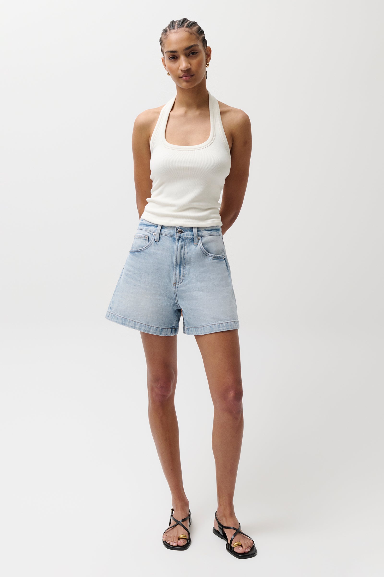 Saige High Rise A-Line Short - Berkeley