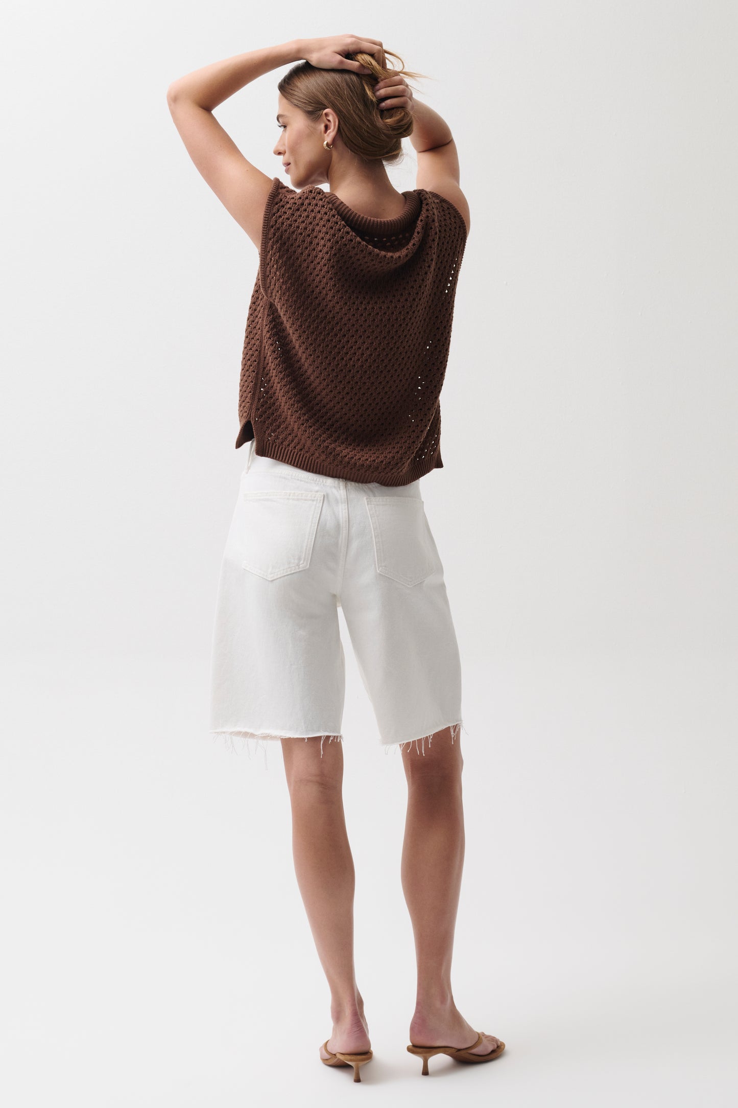 Pistola Nolan Relaxed Straight Cut Off - Paper White straight relaxed jeans
