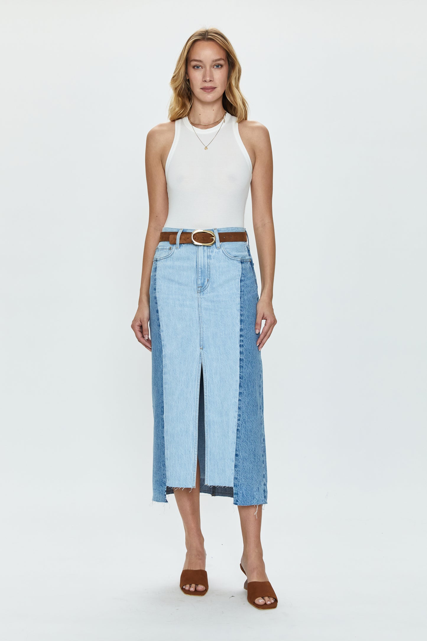 Alice Midi Skirt - Spliced Palais