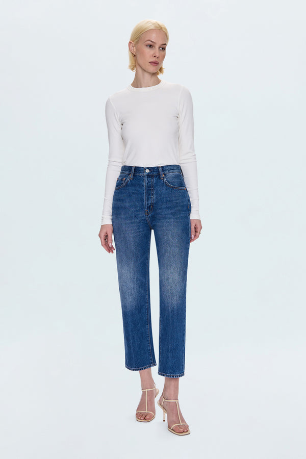 Cassie Super High Rise Straight Jean - Fairview