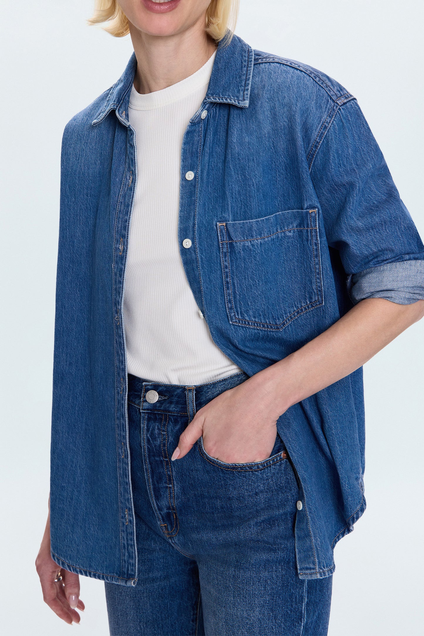 Jaime Essential Denim Shirt - Agenda