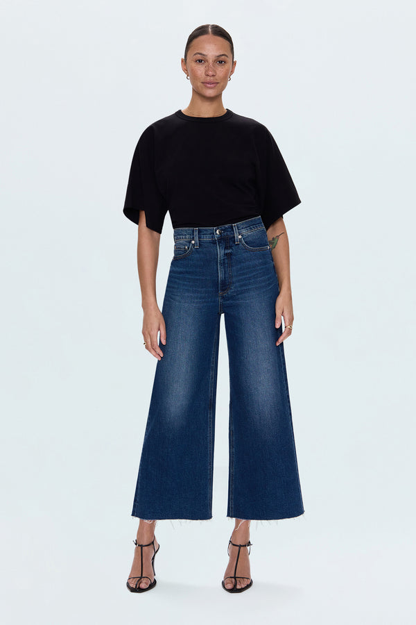 Lana Crop High Rise Ultra Wide Leg Jean - Broadway