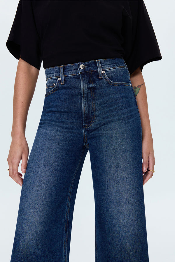 Lana Crop High Rise Ultra Wide Leg Jean - Broadway