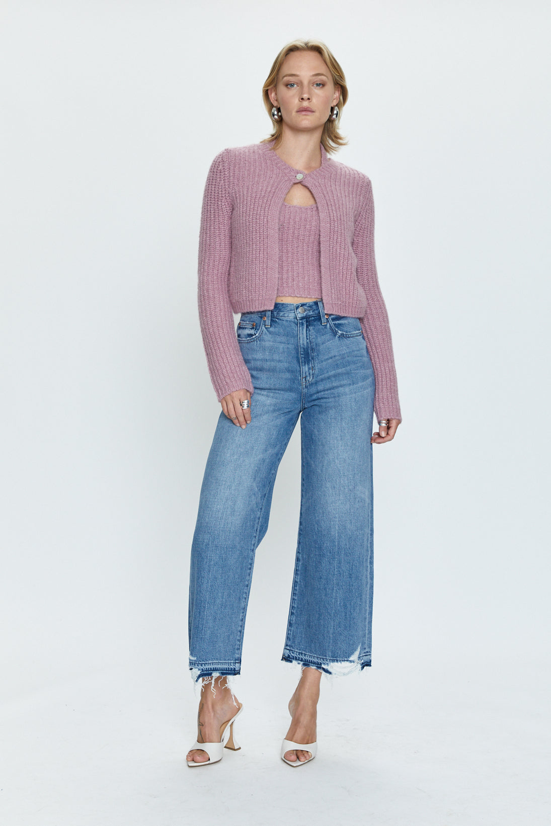 Loretta High Rise Wide Leg Ankle Jean - Revaler Vintage