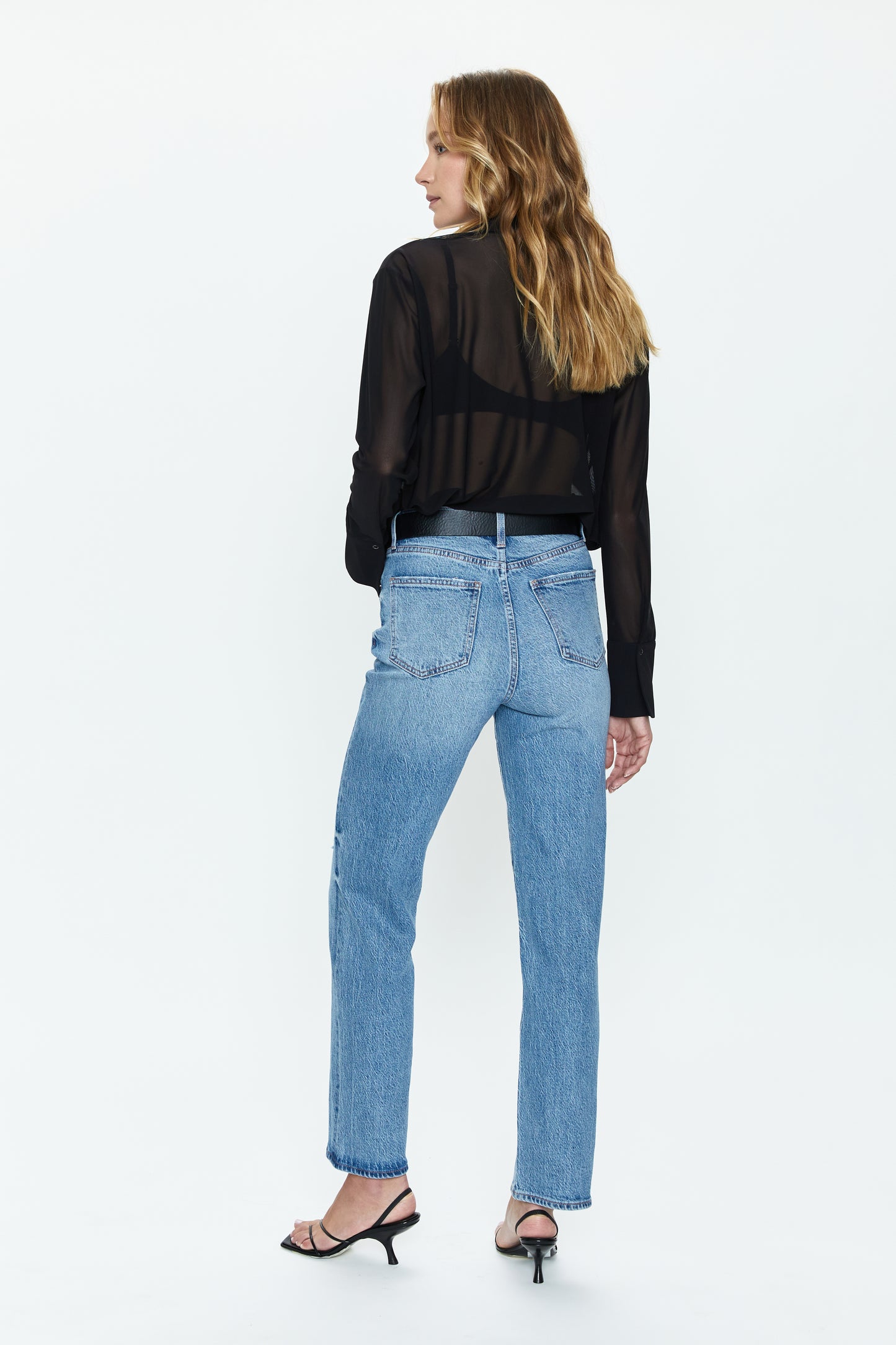 Cassie Super High Rise Straight Jean - Hilltop Vintage