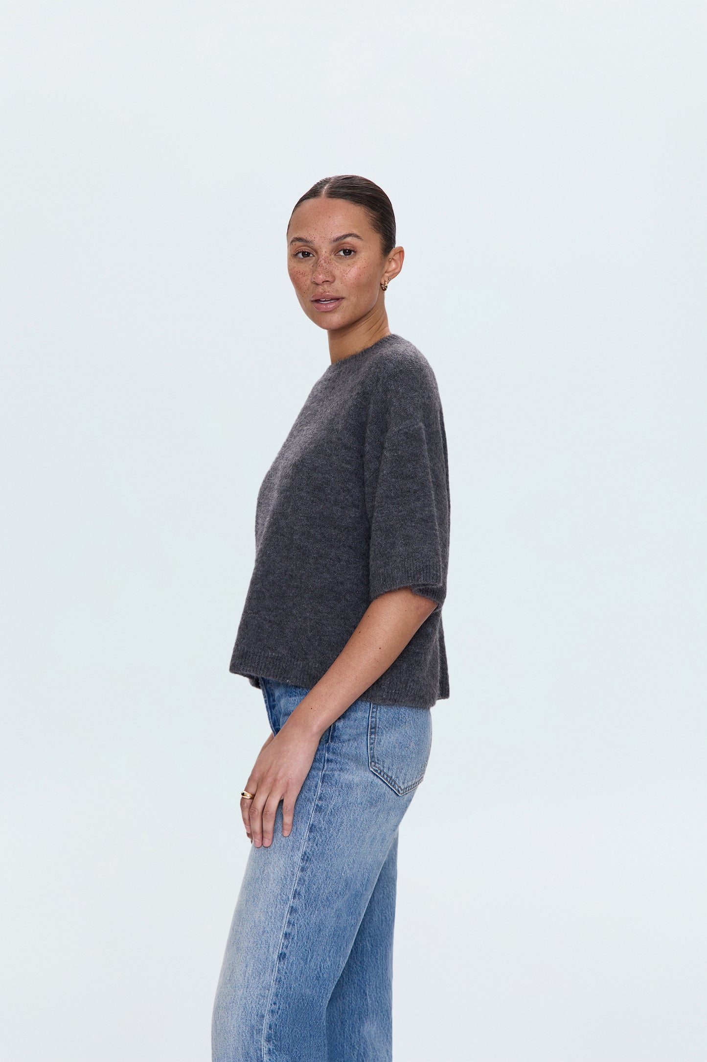 Shiloh Sweater - Heather Charcoal