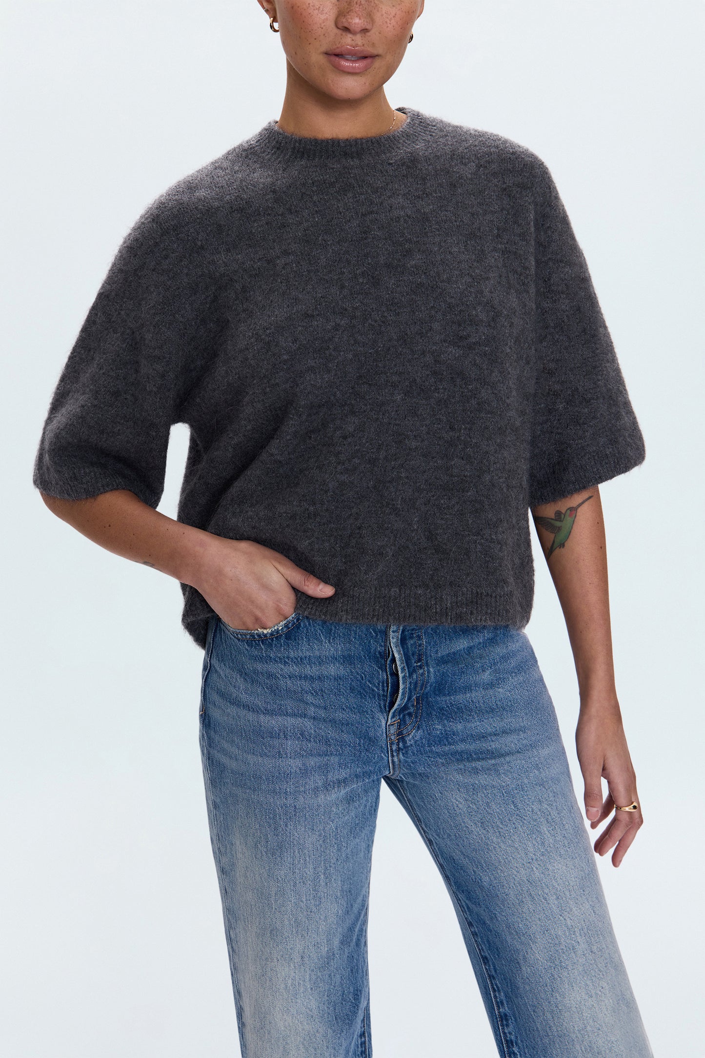 Shiloh Sweater - Heather Charcoal