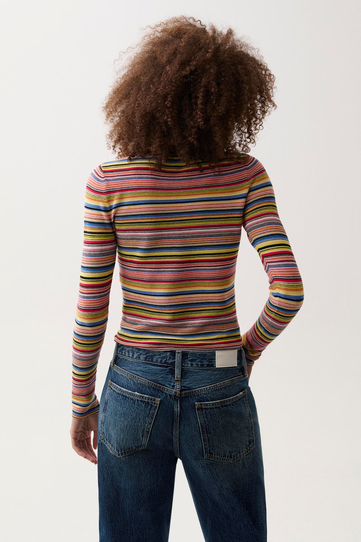 Madison Knit Long Sleeve - Multi Stripe
