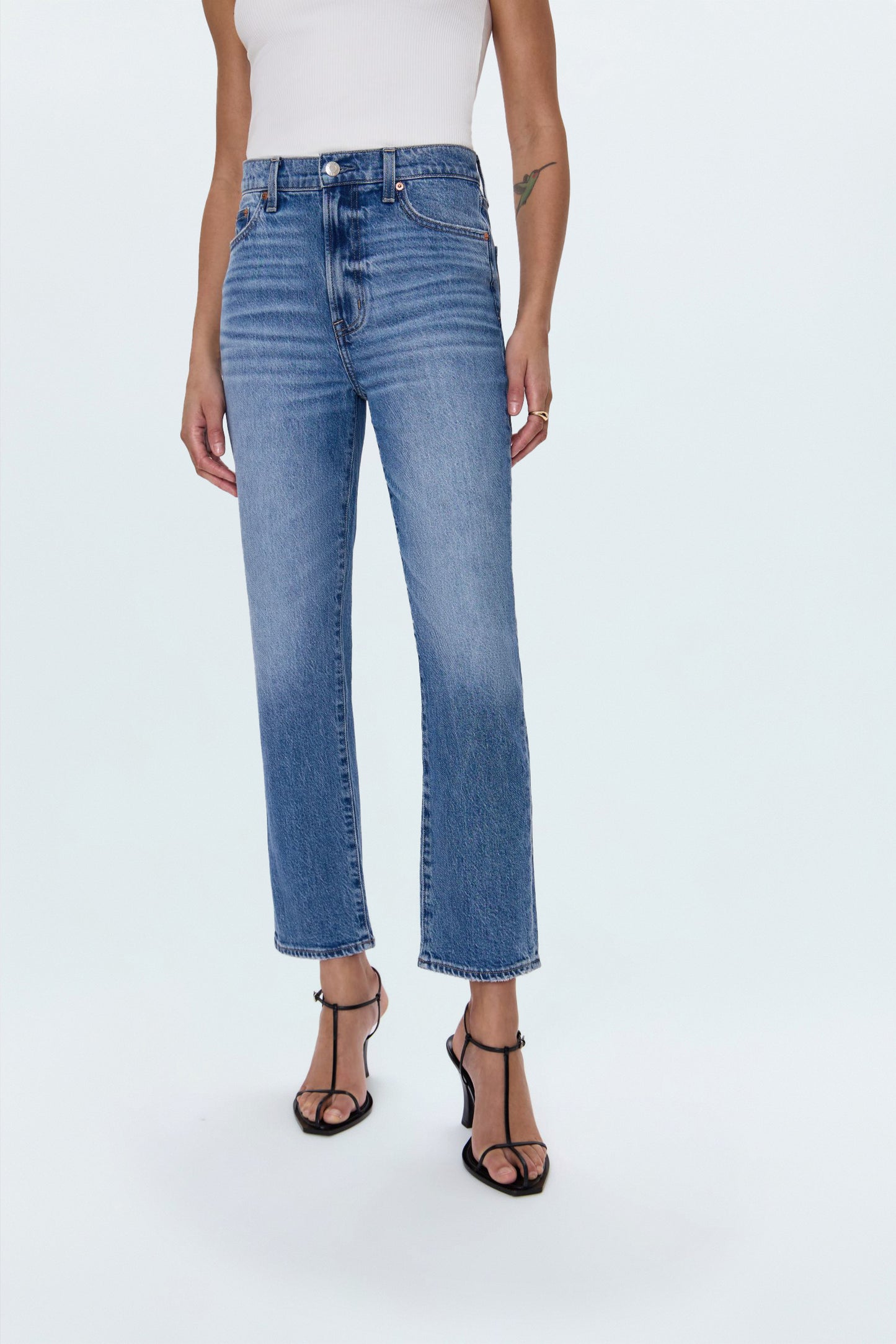 Ally High Rise Ankle Boot Jean - Charleston