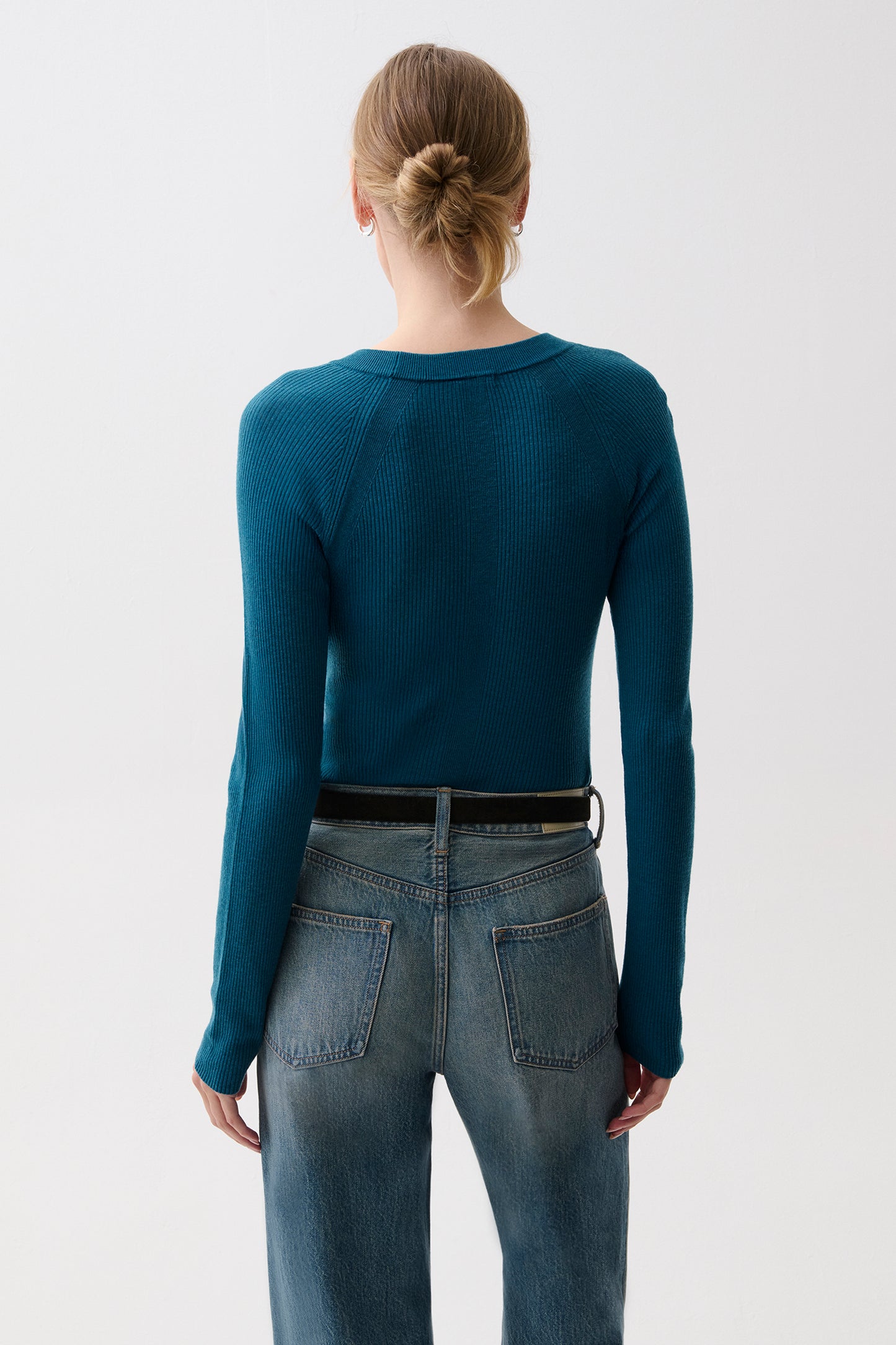 Juno Featherweight Sweater - Deep Teal