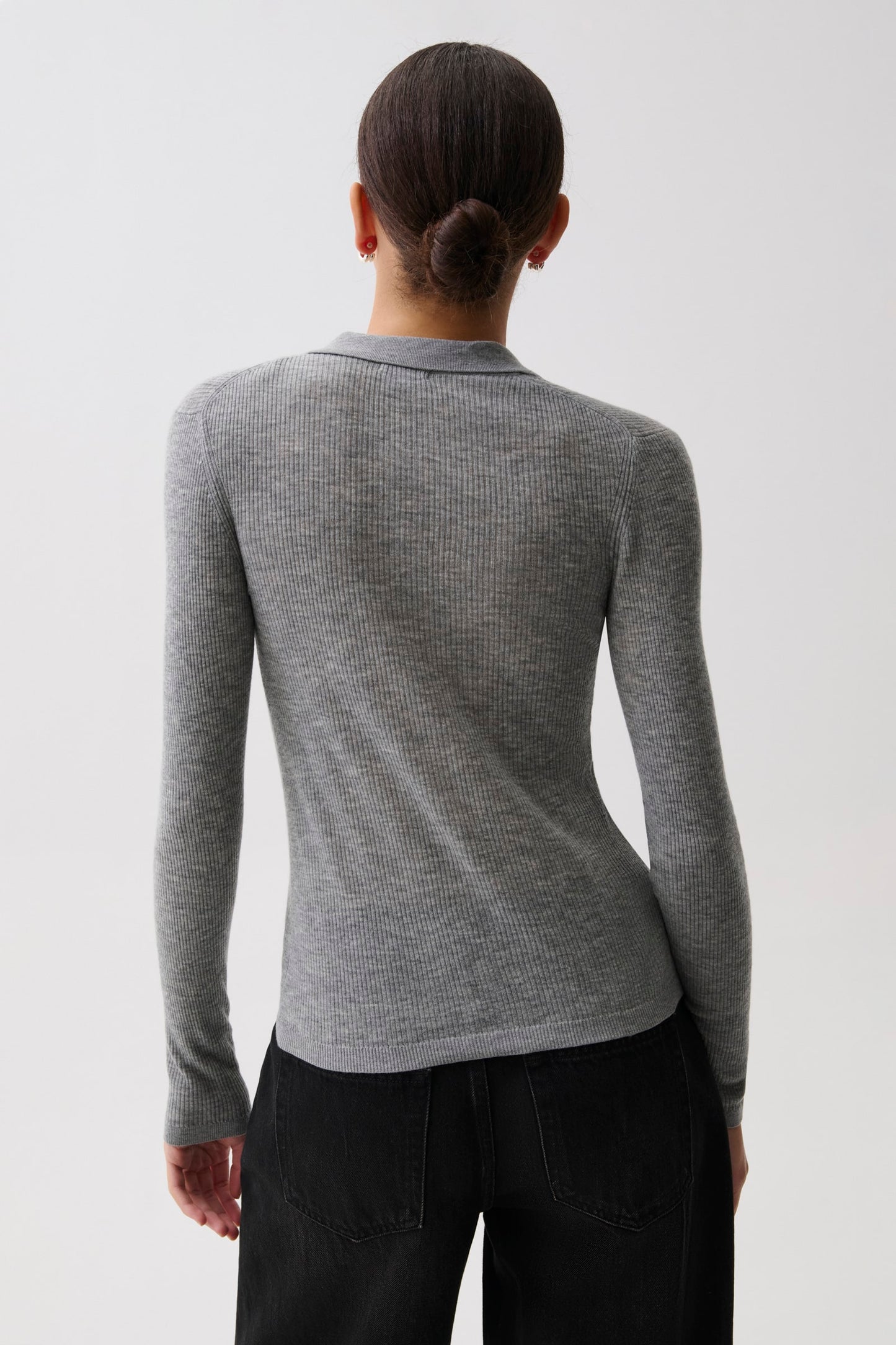 Korey Featherweight Cardigan - Heather Charcoal