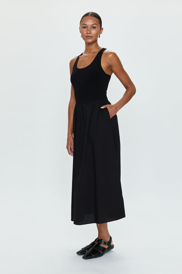 Faye Tank Dress - Noir