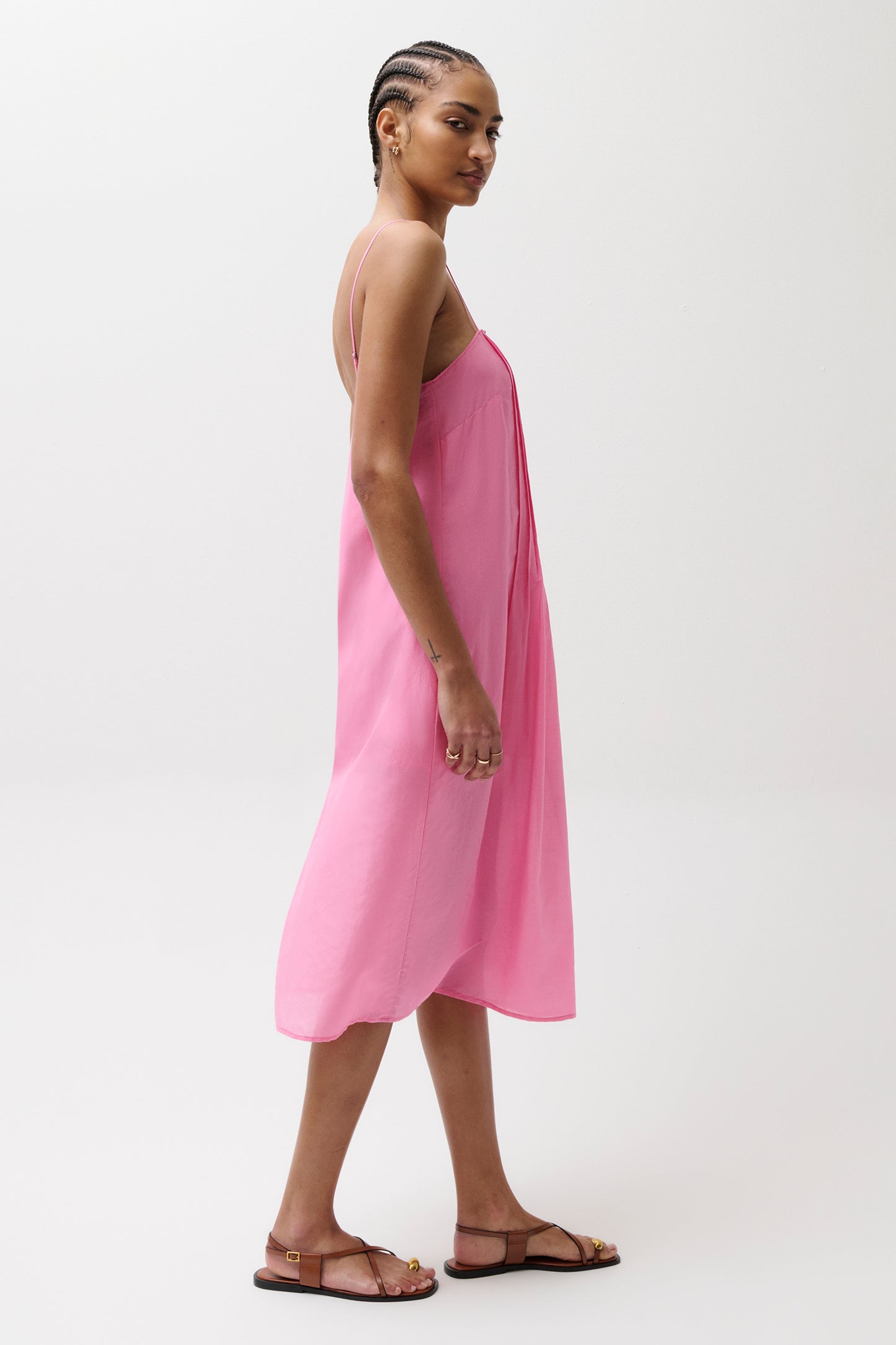 Victoria Midi Dress - Azalea