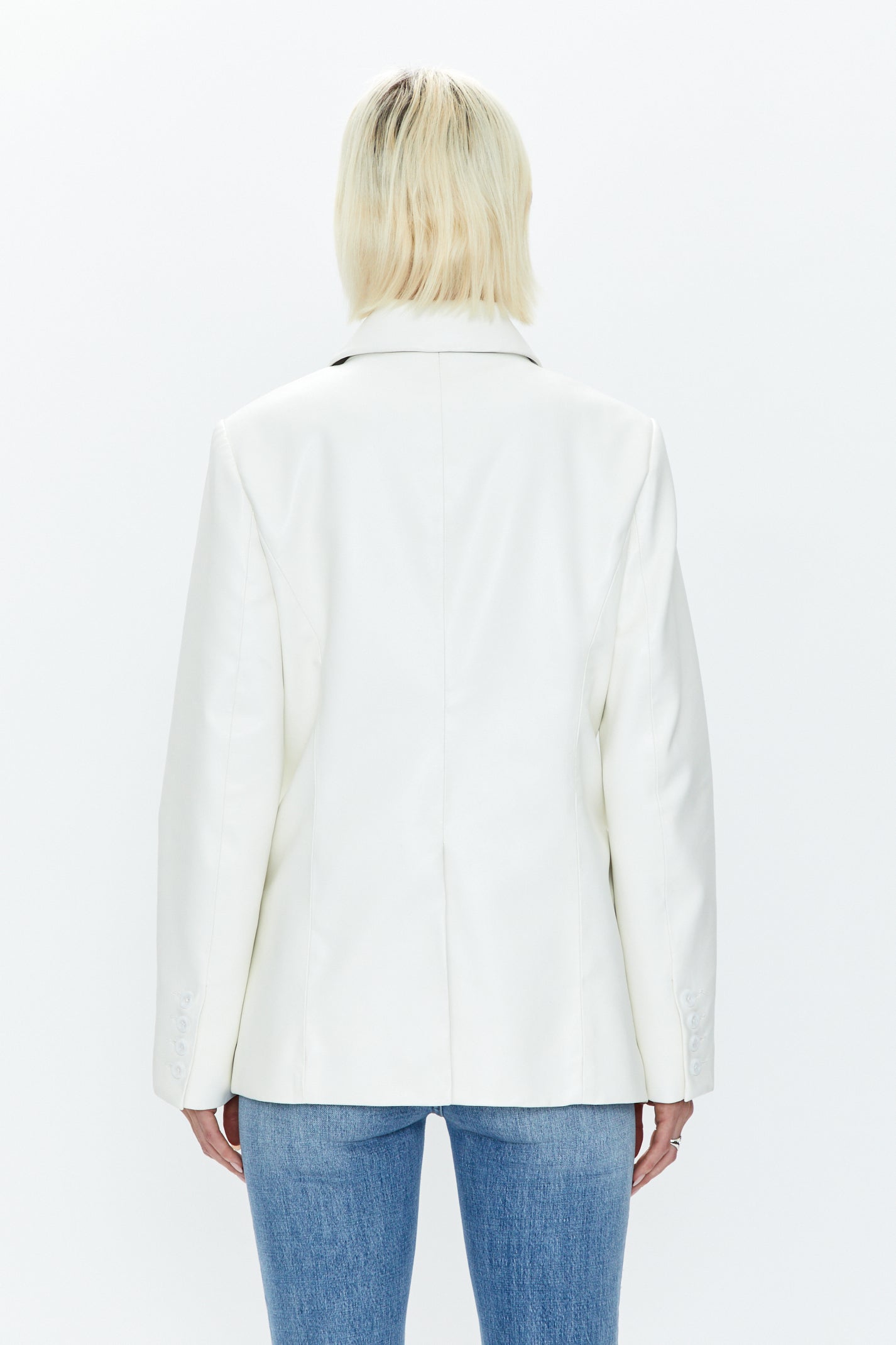 Joni Fitted Blazer - Ivory