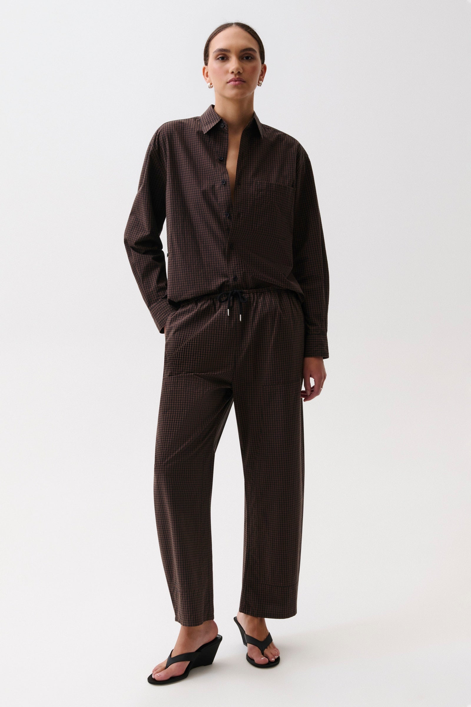 Theo Drawstring Pant - Hot Toddy – Pistola Denim