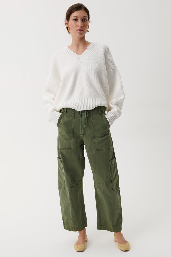 Sabrina Curved Utility Pants - Meadow