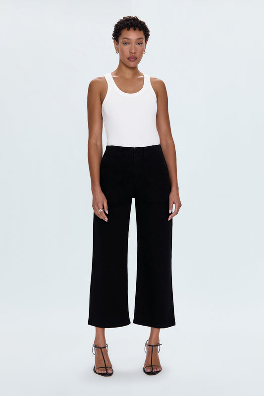 Sophia Wide Leg Pant - Black