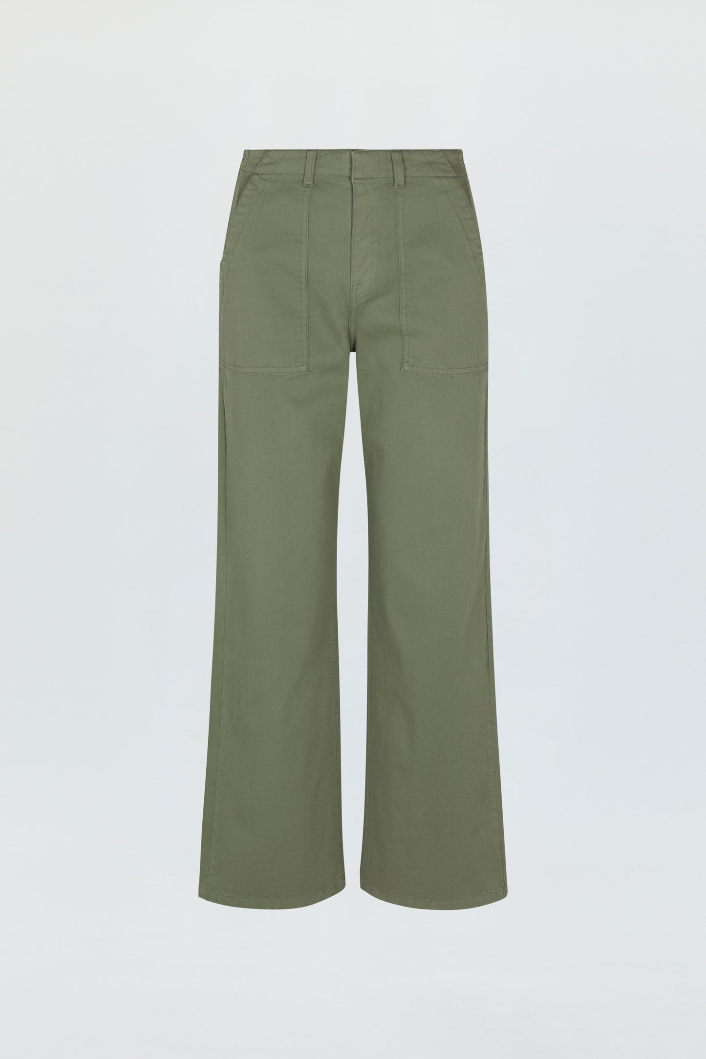 Nicole Wide Leg Pant - Soft Olive