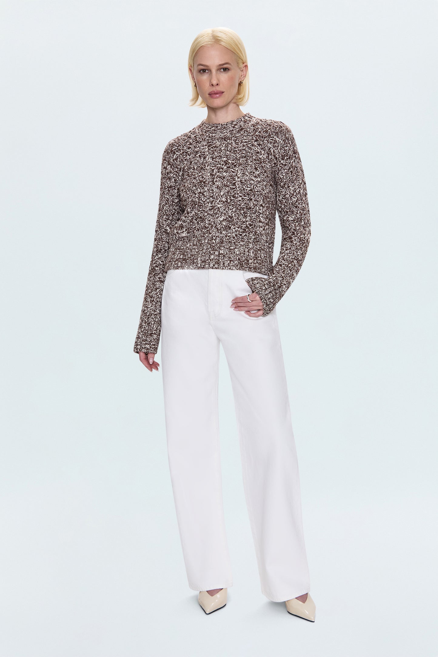 Quinn Sweater - Chocolate Marl