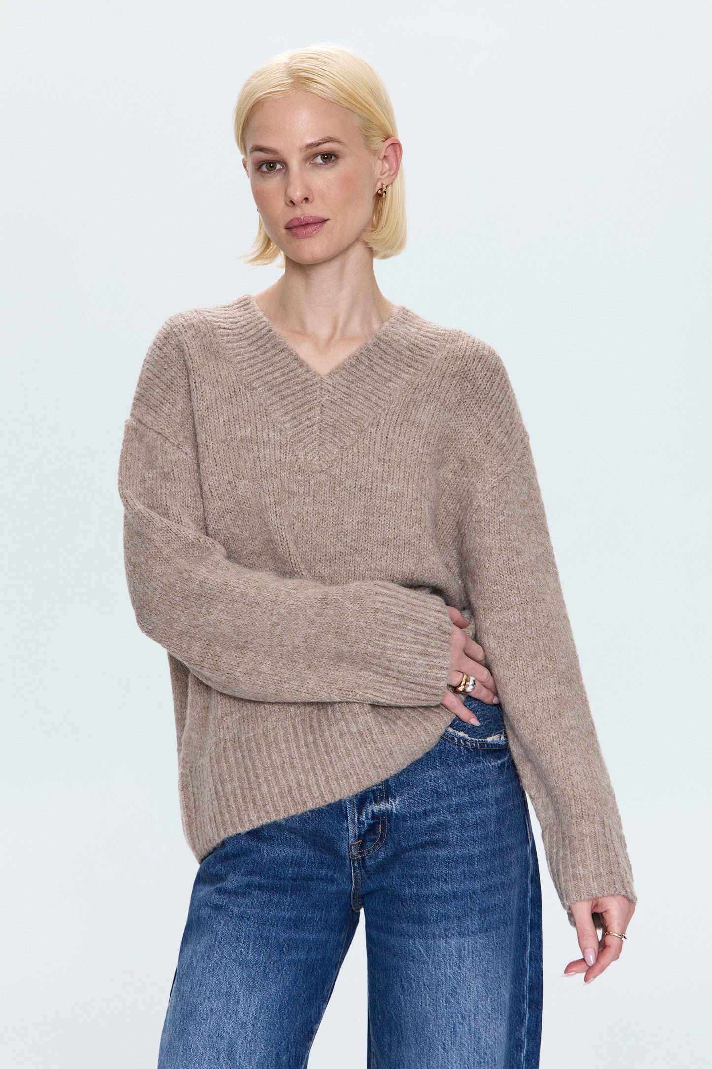 Talia Sweater - Taupe