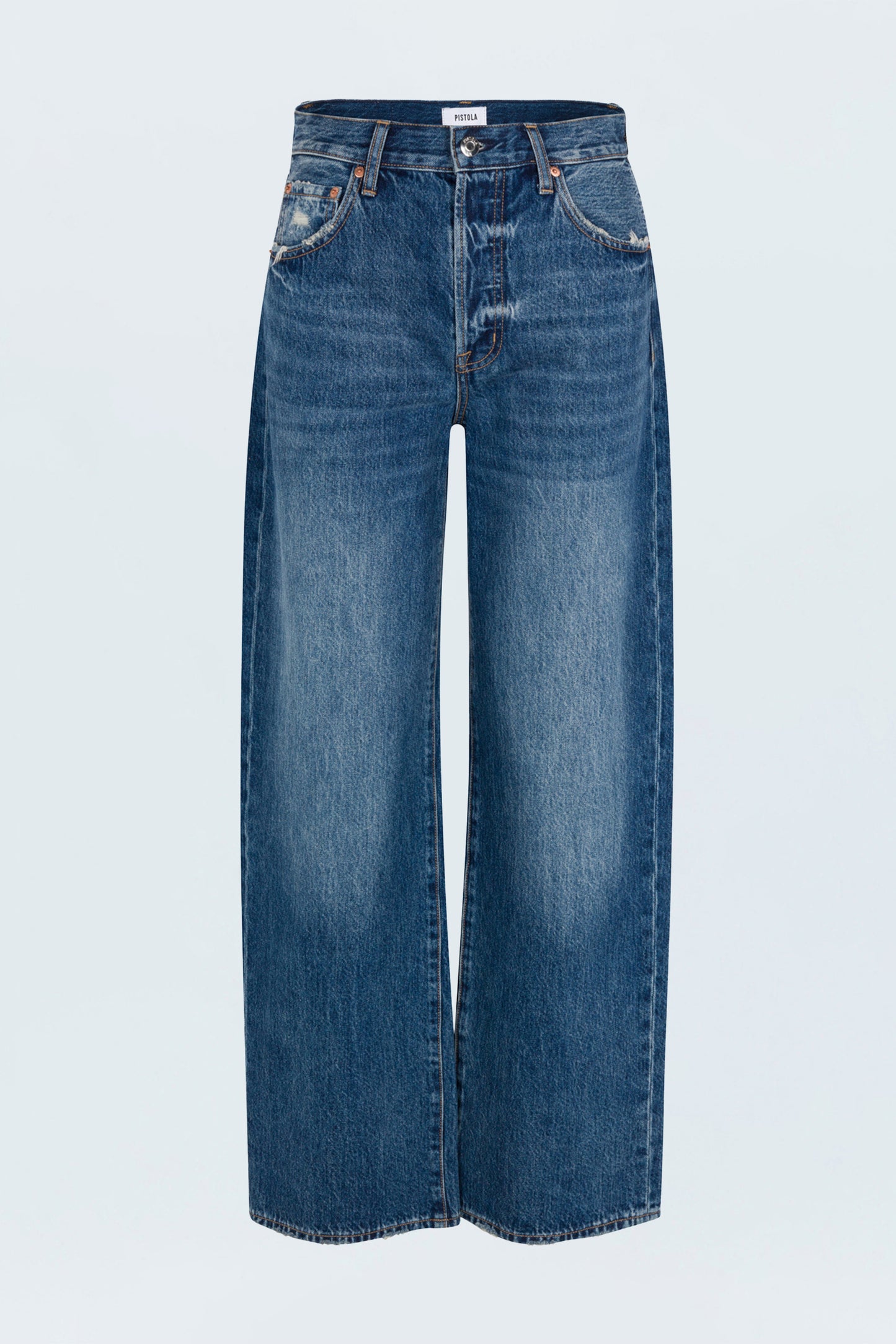 Tate High Rise Bowed Wide Leg Jean - Fulton