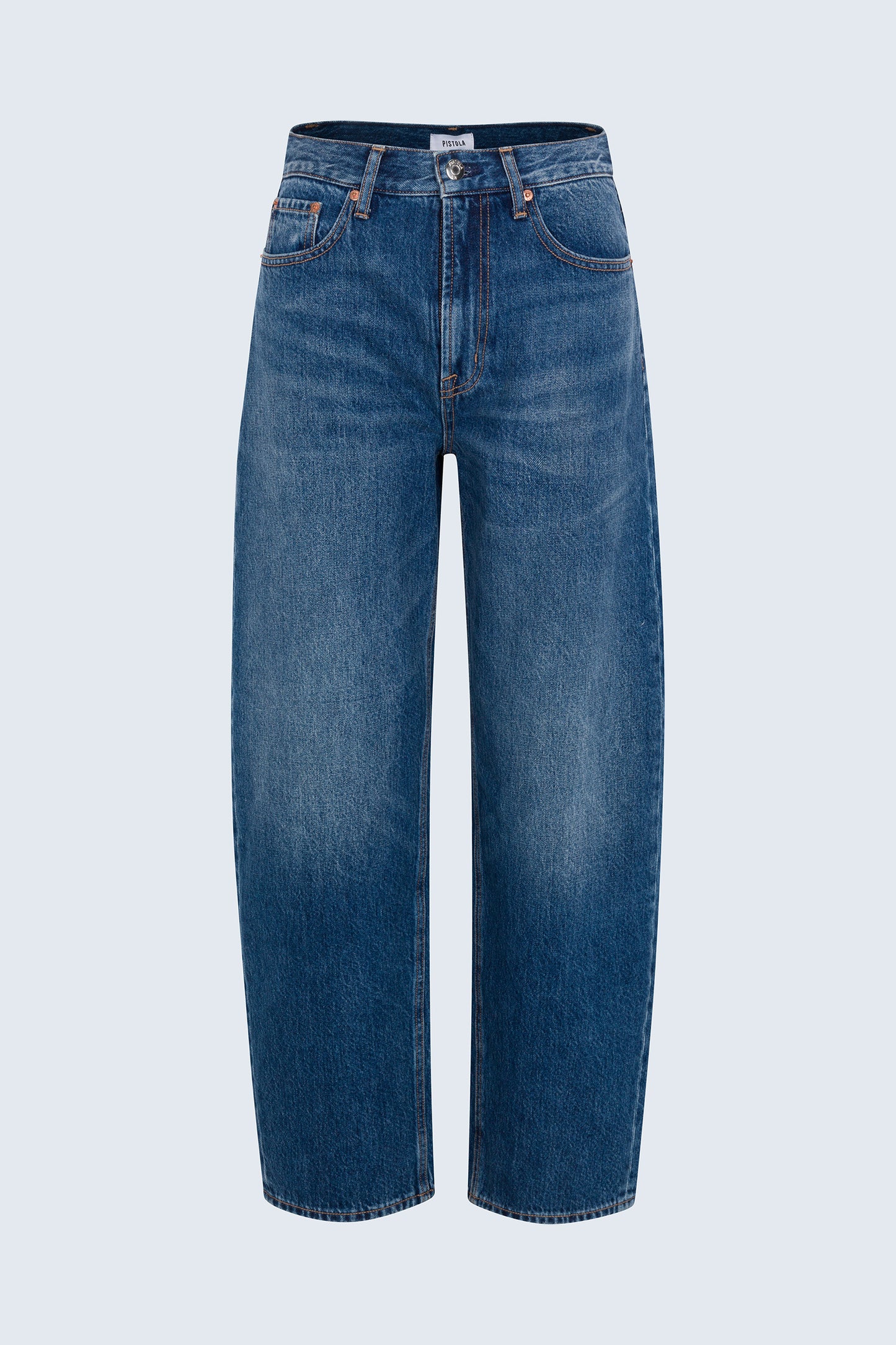 Wes High Rise Barrel Jean - Premiere