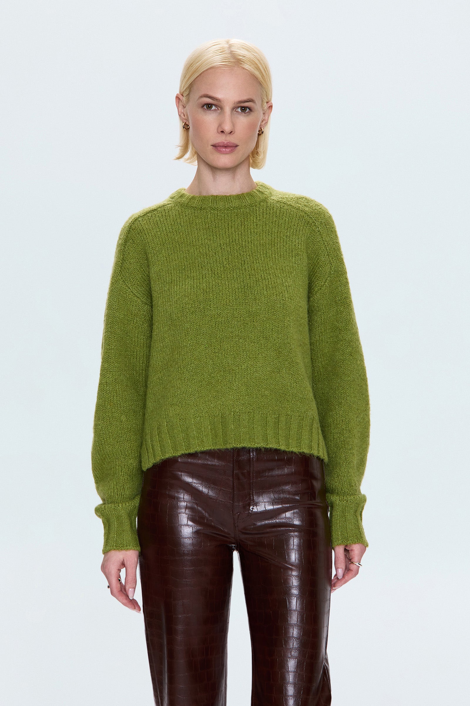Adina Sweater Pea Green – Pistola Denim - Main Image