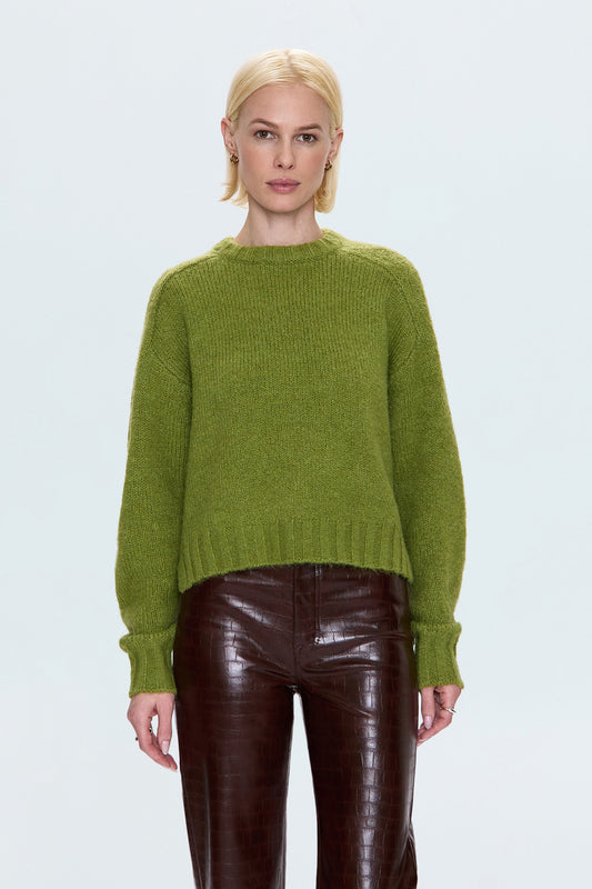 Adina Sweater - Pea Green