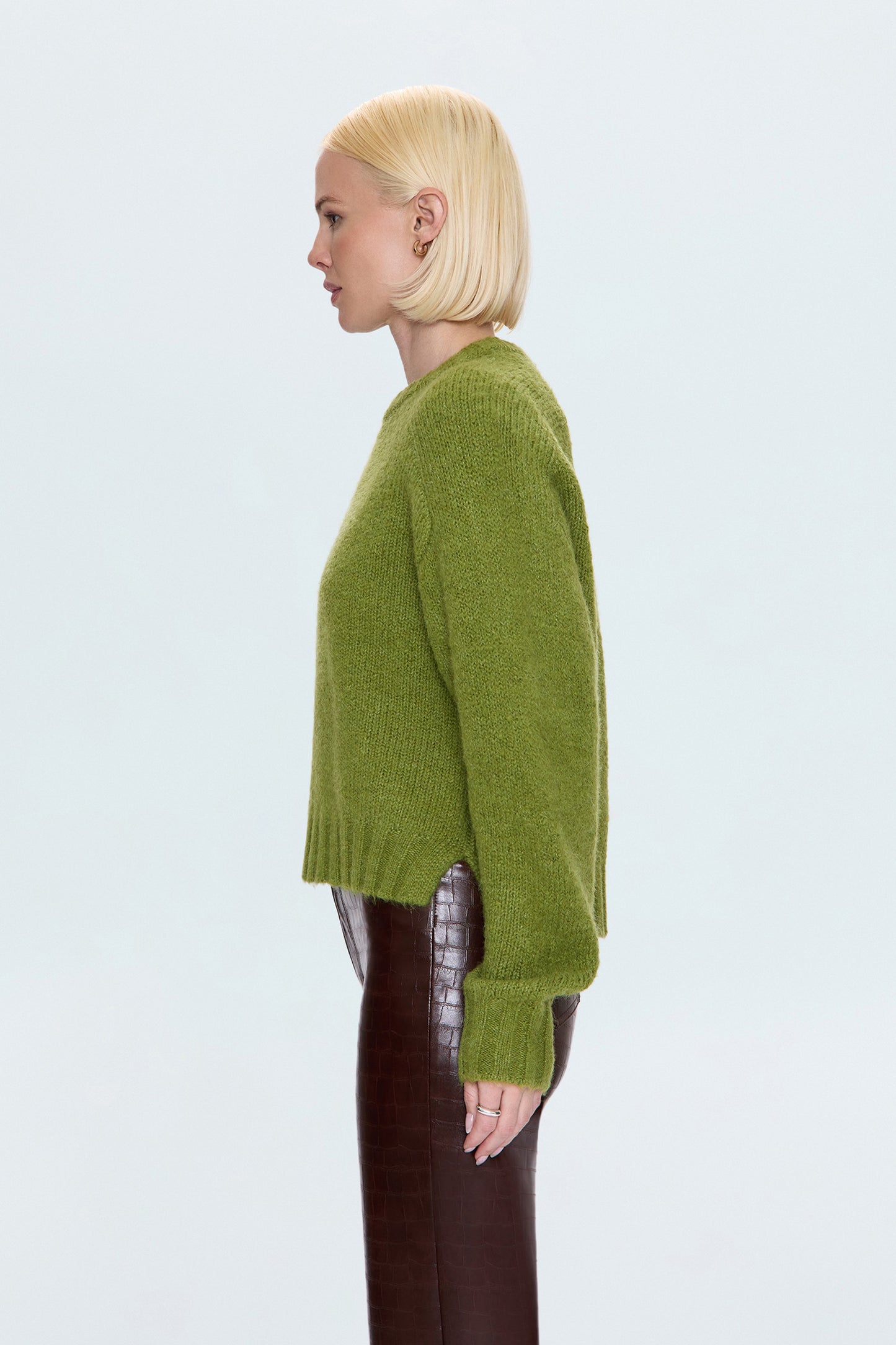 Adina Sweater - Pea Green
