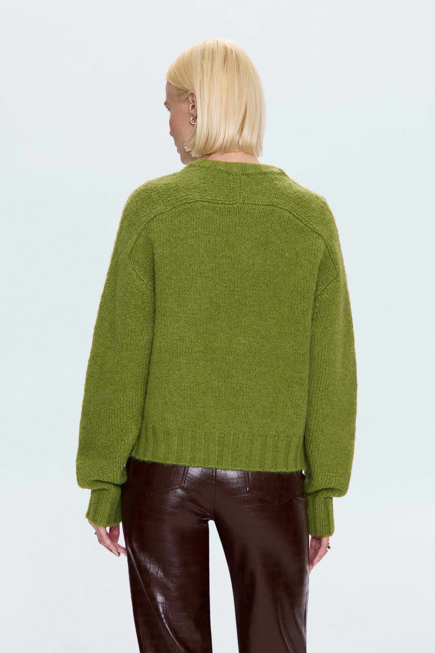 Adina Sweater - Pea Green