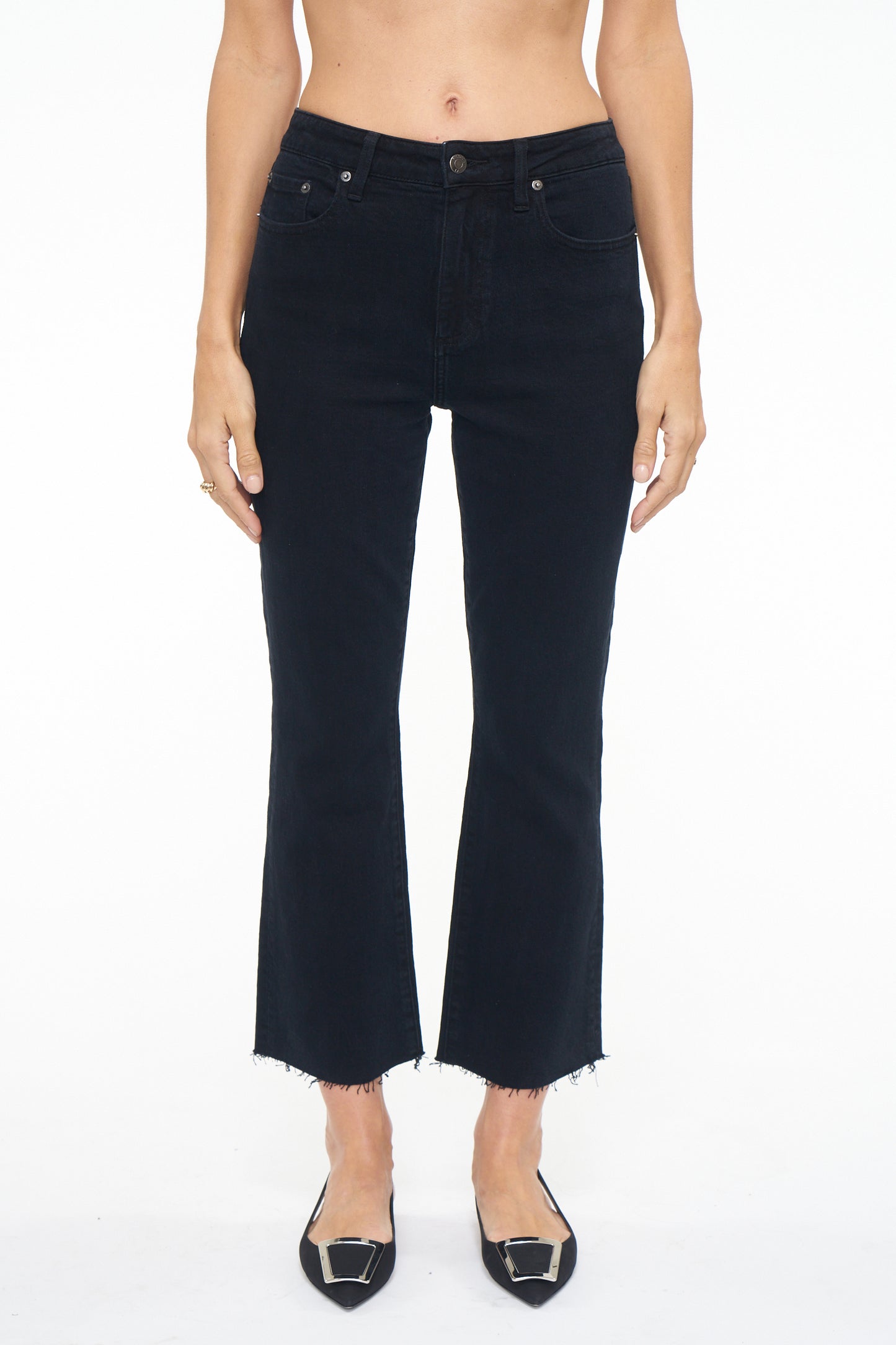 Lennon High Rise Crop Boot - Abyss