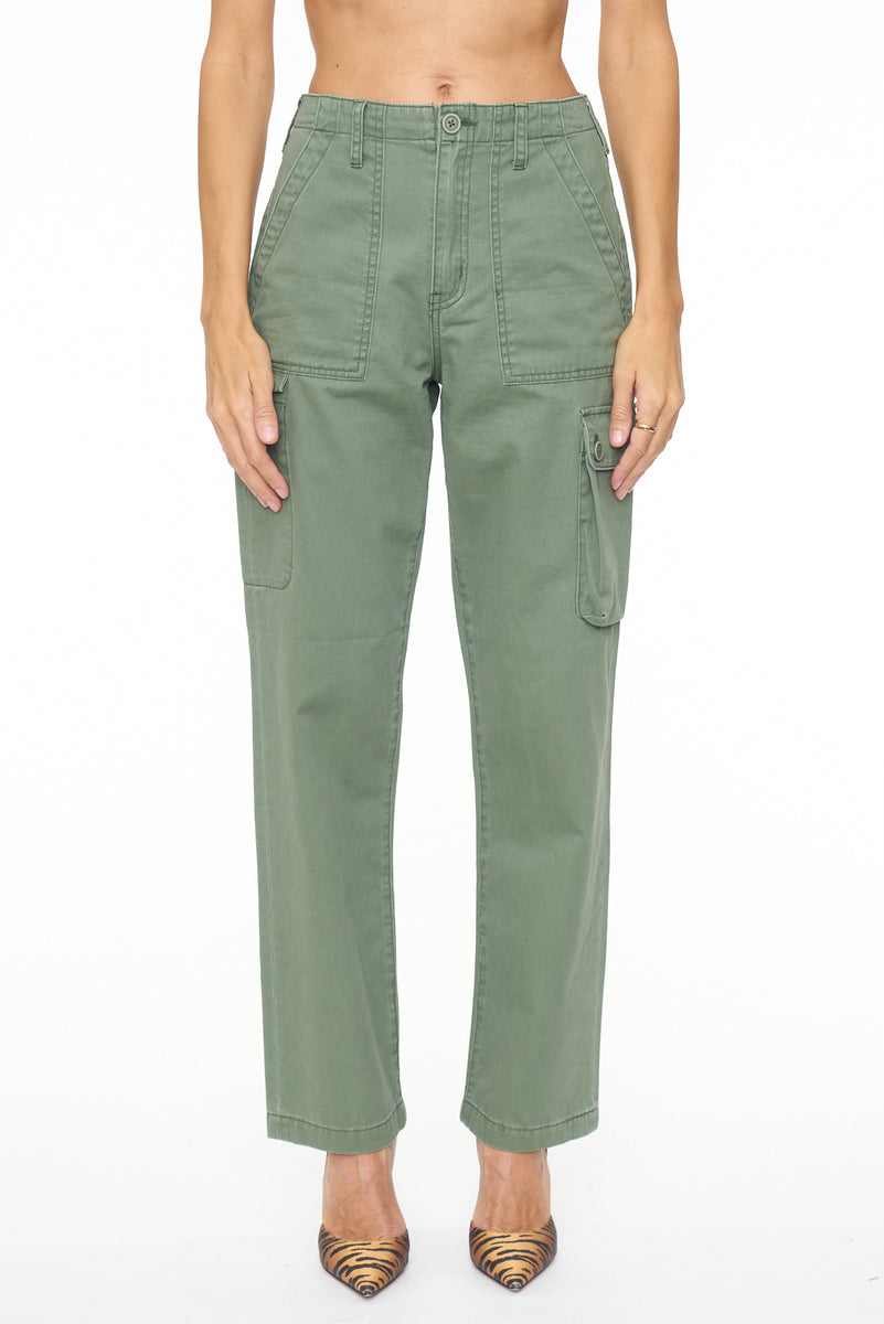 Cassie Cargo High Rise Pant - Colonel – Pistola Denim