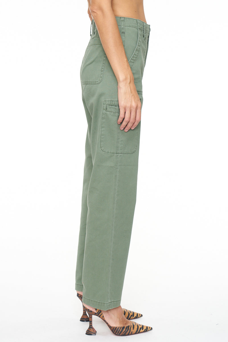 Cassie Cargo High Rise Pant - Colonel – Pistola Denim