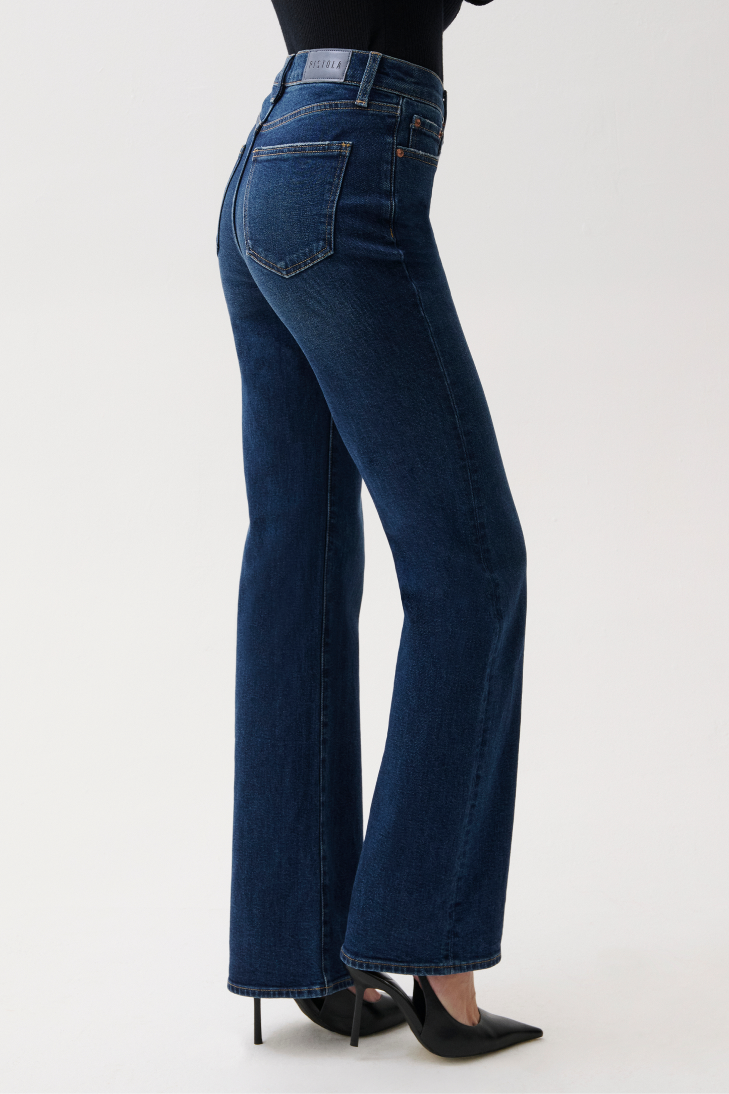 Evie High Rise Slim Boot - Penthouse